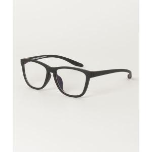 伊達メガネ メガネ 眼鏡 「DONT PANIC」TYPE-02 PC PCグラス ブルーライトカット メンズ レディース