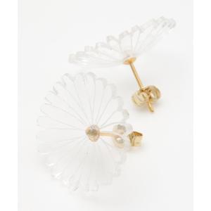 ピアス 【カヤ】透け花ピアス