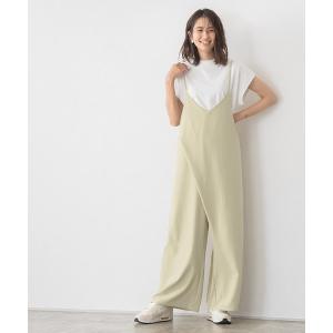 オールインワン ラップデザインキャミオールインワン