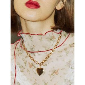 ネックレス ハートロケットチェーンネックレス