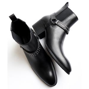 CELINE（セリーヌ） 22AW メタルトゥキャップ ウエスタンミドルブーツ