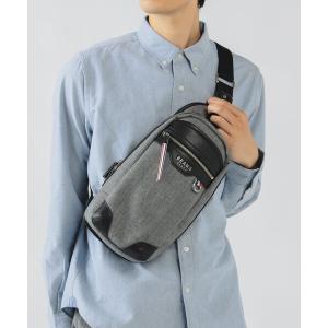 ショルダーバッグ ポリエステル 杢素材 ワンショルダー バッグ「ユニセックス」 メンズ レディース