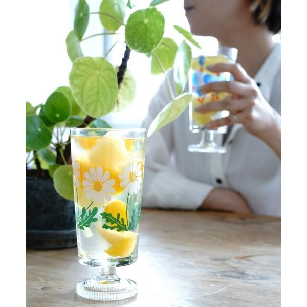 タンブラー 「アデリアレトロ」ガラスコップ 脚付きグラス