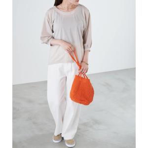 tシャツ Tシャツ ボリュームスリーブすそ変形カットソー