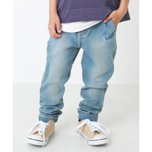 パンツ デニム ジーンズ 「ストレッチ」楽デニム タックパンツ キッズ