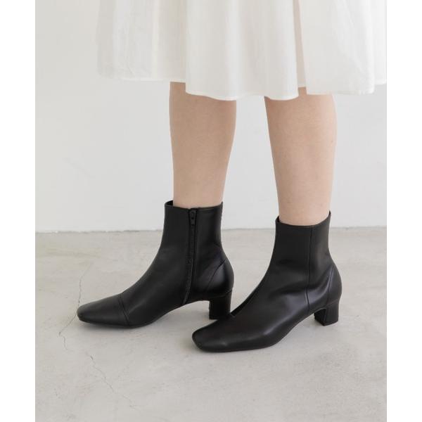 長靴 レインブーツ RainyDay スクエアトゥショートブーツ　「レイン対応」(R9013) レデ...