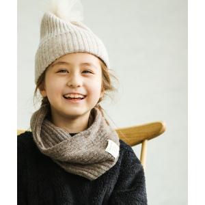 ネックウォーマー ユニセックスあったかニットスヌードマフラー