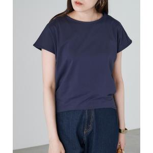 tシャツ Tシャツ シルケット素材フレアスリーブカットソー