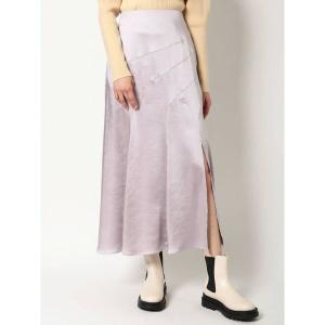 スカート サテンドレープカッティングスカート