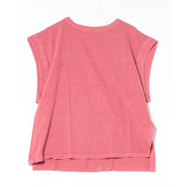 tシャツ 天竺ピグメント加工オフラインタンクトップ レディース