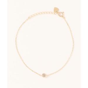 SIENA ROSE 一粒ダイヤ　ブレスレット　k10 SIENA ROSE（シエナロゼ） ブレスレット 一粒ダイヤのデザインチェーン