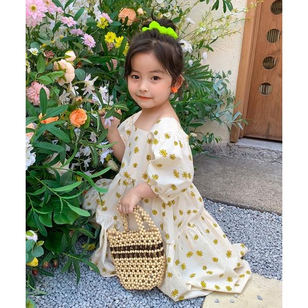 セットアップ 「aimoha-KIDS-」夏 激かわいい 兄弟姉妹おそろい 小花柄セットアップ ワン...