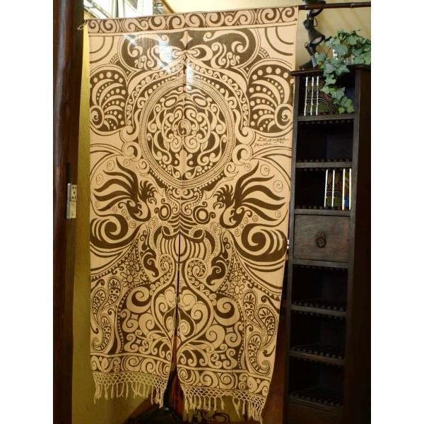 インテリア 「チャイハネ」トライバルのれん