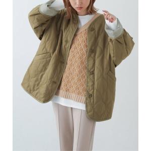 ジャケット ブルゾン 波キルトブルゾン