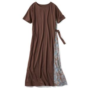 ワンピース リブ イン コンフォート 着心地らくちんでほっそり見える 切り替えオールカットソーワンピース Zozotown Paypayモール店 通販 Paypayモール