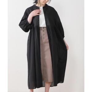 ワンピース バンドカラーワンピース