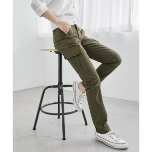 カーゴパンツ ストレッチカーゴパンツ レディース