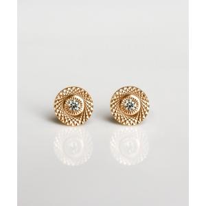 cui-cui（キュイキュイ） ピアス ダイヤモンド スクエア フック ピアス