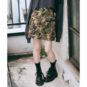 スカート MILITARY CARGO MINI SKIRT