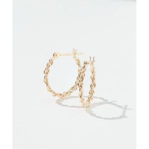 Jewel closet by L&Co. ピアス K10 2連風 フープピアス レディース