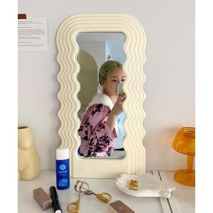 鏡 レディース 「SANSeLF」wave interior mirror sanh21a002｜zozo