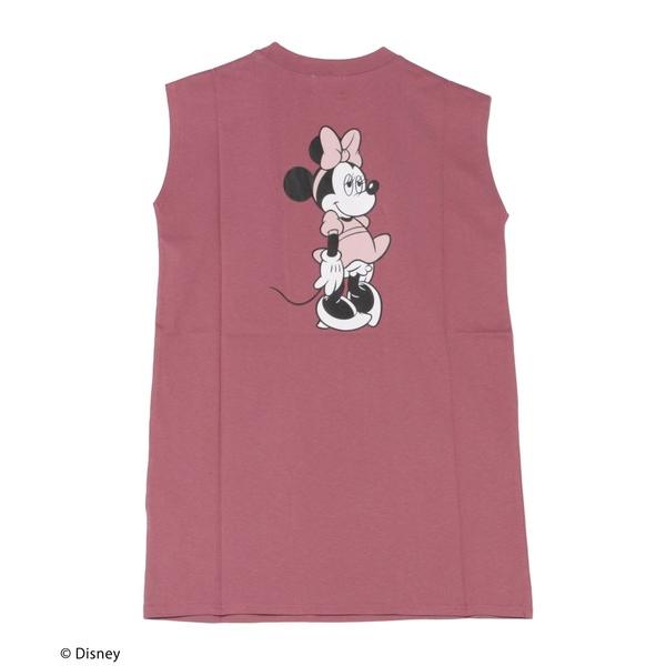 ワンピース 「Disney/ディズニー/ミニーマウス」フレンチスリーブカットワンピース