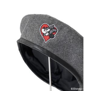 レディース 帽子 「Disney/ディズニー/ミッキーマウス」メルトンベレー帽｜zozo