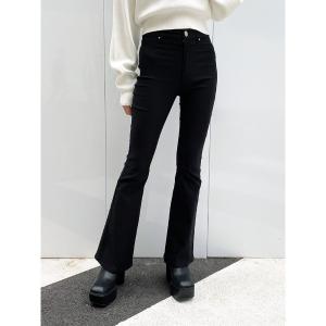 パンツ フレアカラージェギンス