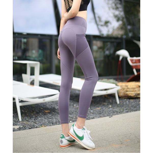 レギンス スパッツ トレーニングパンツ/ ヨガフィットネス スポーツウェア レディース