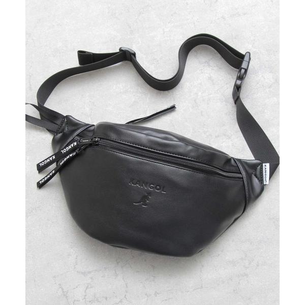 ウエストポーチ 「A.M.S.別注モデル」 レザー調 シンプル ウエストバッグ ウエストポーチ メン...