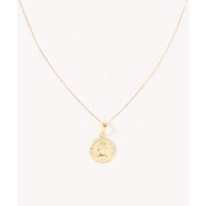 ネックレス K18コインネックレス レディース