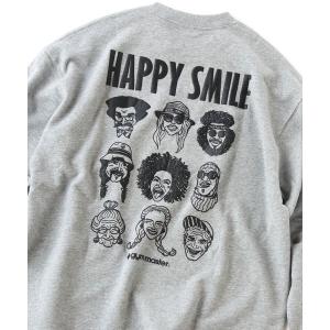 スウェット メンズ HAPPY SMILEスウェットビッグＴｅｅの商品画像