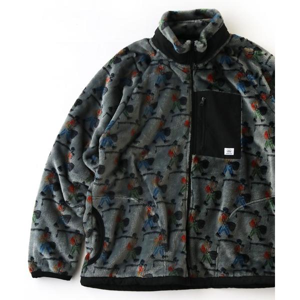 ブルゾン アウター ハッピーペイントボアスタンドＪＫＴ メンズ レディース