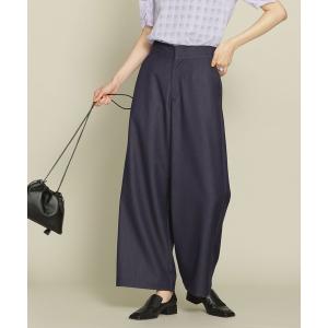 ジーンズ デニム デニムパンツ デニムライクハイウエストワイドパンツ レディース