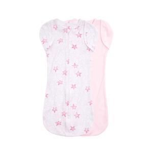 おくるみ スナグスワドル2枚入り トゥウィンクリング スターズ ピンク ESSJ20001 twinkling stars pink