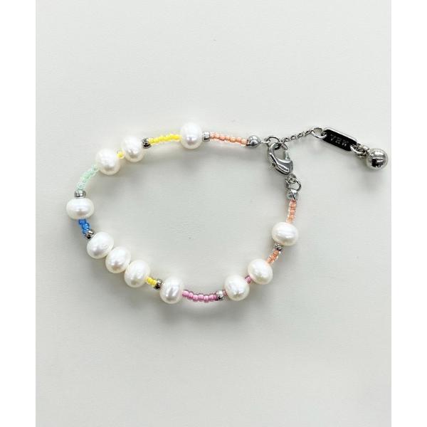 ブレスレット 「VINTAGE HOLLYWOOD」PASTEL RAINBOW PEARL BRA...