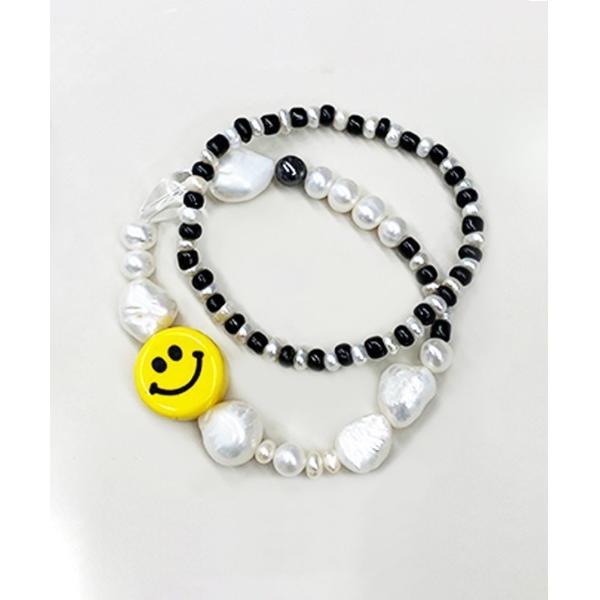 ブレスレット 「VINTAGE HOLLYWOOD」2SET BIG SMILE PEARL BRA...