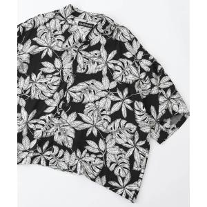 シャツ ブラウス Kappa / カッパ 別注 ロゴ 刺繍 総柄 オープンカラー アロハシャツ