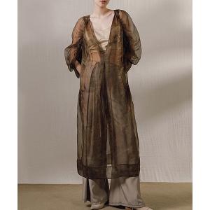 ワンピース 「MURMURMI」Vintage silk wrinkled dress chw21a018