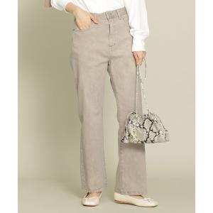 パンツ チノパン コットンチノフレアパンツ