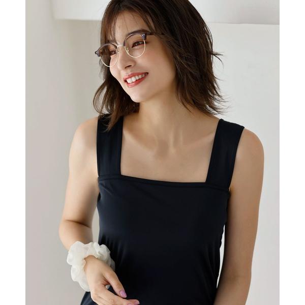 インナーシャツ 肌着 ブラ紐隠しタンクトップペチコートワンピース レディース