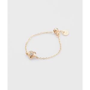 Phoebe（フィービー） 指輪 リング 「K10」カットボールチェーンリング