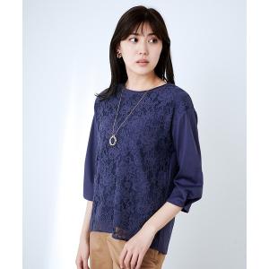 tシャツ Tシャツ フロントレースプルオーバー