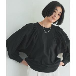 ブラウス シャツ パワーショルダ―ブラウス -洗濯機洗い可- レディース