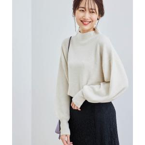 ニット メレンゲニットハイネックプルオーバー レディース