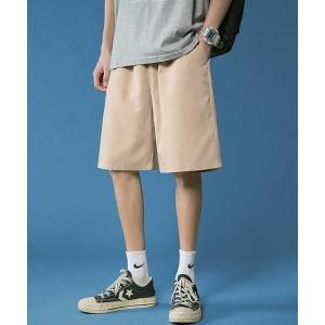 パンツ サマーカラールーズカジュアルショートパンツ メンズ レディース