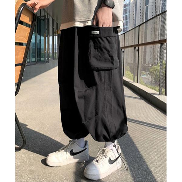 カーゴパンツ 「neos -addictive design-」ルーズシルエット サイドポケット バ...