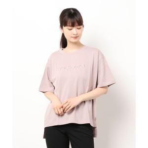 tシャツ Tシャツ グラデーション刺繍ロゴTシャツ
