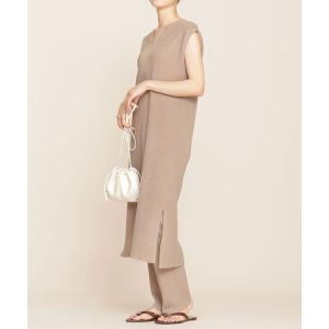 オールインワン ブライトニットワンピース＋パンツセット