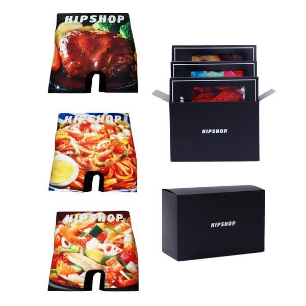 ボクサーパンツ アンダーパンツ3枚セット／メンズ／ギフトBOX入り／ポリエステルタイプ ボクサーパン...
